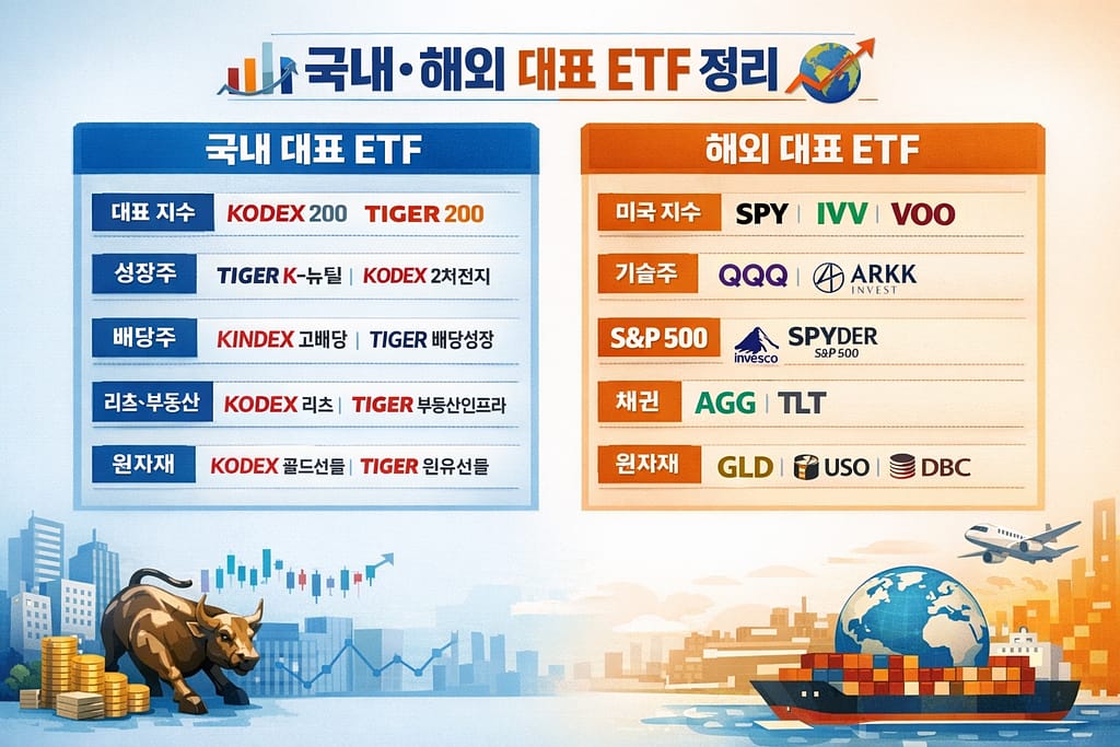 투자 ETF 해외,국내